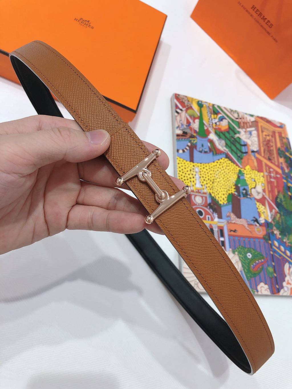 H**mes belts 24mm